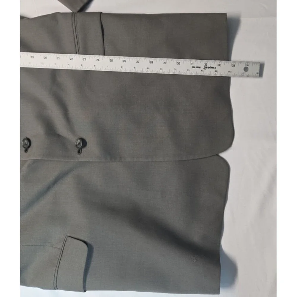 Nordstrom Blazer Mens Suit Jacket Gray 44L 3 Button Business Formal Wear